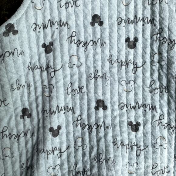 Disney Baby Light Blue Mickey Mouse Jumper Outfit Baby 6-9 Month - Picture 3 of 3